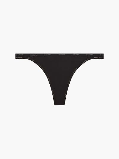 Calvin Klein Underwear HU828428 | Calvin Klein Youthful Lingerie Női Tanga Fekete
